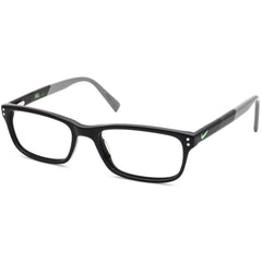 Nike Men's Eyeglasses - Black/Cargo Khaki Plastic Rectangular Frame | NIKE 7237 1