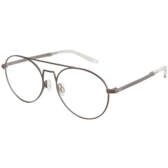 Nike Men's Eyeglasses - Brushed Gun Aviator Full-Rim Metal Frame | NIKE 8211 72