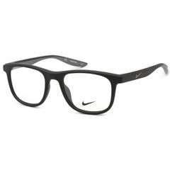 Nike Men's Eyeglasses - Clear Demo Lens Matte Black Square Frame | NIKE 7037 001