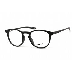 Nike Men's Eyeglasses - Clear Lens Black Plastic Round Shape Frame | Nike 7285 001