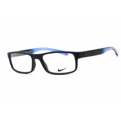 Nike Men's Eyeglasses - Rectangular Matte Obsidian Fade Plastic Frame | NIKE 7090 413