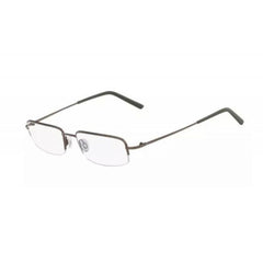 Nike Men's Eyeglasses - Walnut Rectangular Half-Rim Metal Frame | NIKE 8179 250