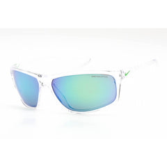 Nike Men's Sunglasses - Clear/Grey Plastic Frame Green Lens | ADRENALINE M EV1113 901