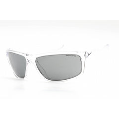 Nike Men's Sunglasses - Crystal Clear Plastic Rectangular Shape Frame | EV1112 900