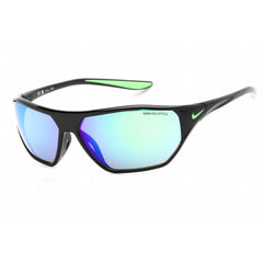 Nike Men's Sunglasses - Full Rim Black Plastic Wrap | NIKE AERO DRIFT M DQ0997 010