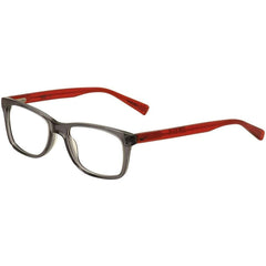 Nike Unisex Eyeglasses - Anthracite/Red Plastic Square Frame Demo Lens | NIKE 5538 70