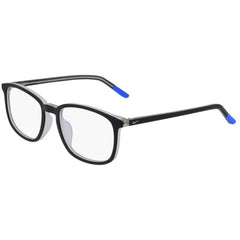 Nike Unisex Eyeglasses - Black and Racer Blue Full-Rim Frame, 48 mm | NIKE 5542 16