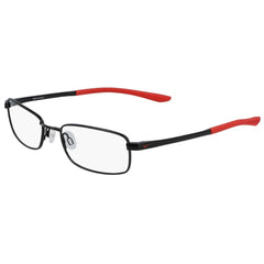 Nike Unisex Eyeglasses - Black and University Red Rectangular Frame | NIKE 4640 7