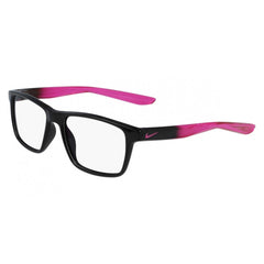 Nike Unisex Eyeglasses - Black Fade Square Full-Rim Plastic Frame | NIKE 5002 16