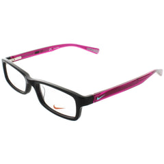 Nike Unisex Eyeglasses - Black Hyper Violet Rectangular Full-Rim Frame | NIKE 5013 2
