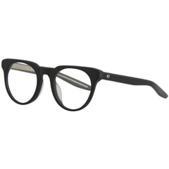 Nike Unisex Eyeglasses - Black Plastic Full Rim Round Frame Demo Lens | NIKE KD 88 1