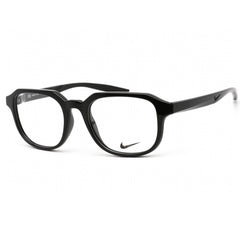 Nike Unisex Eyeglasses - Clear Demo Lens Black Square Plastic Frame | NIKE 7303 001