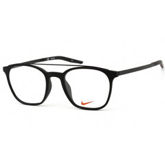 Nike Unisex Eyeglasses - Clear Demo Lens Matte Black Aviator Frame | Nike 7281 001