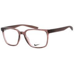 Nike Unisex Eyeglasses - Clear Demo Lens Smokey Mauve Square Frame | NIKE 7302 250