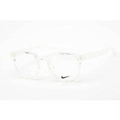 Nike Unisex Eyeglasses - Clear Lens Plastic Full Rim Round Shape Frame | NIKE 7301 900