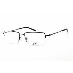 Nike Unisex Eyeglasses - Clear Lens Rectangular Black Metal Frame | NIKE 8182 001