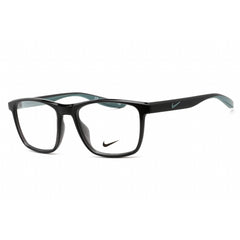 Nike Unisex Eyeglasses - Clear Lens Square Anthracite Metal Frame | NIKE 7038 033