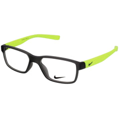 Nike Unisex Eyeglasses - Dark Grey Plastic Rectangular Frame Demo Lens | NIKE 5092 30