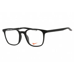 Nike Unisex Eyeglasses - Full Rim Matte Black Square Plastic Frame | NIKE 7124 001