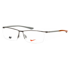 Nike Unisex Eyeglasses - Light Gunmetal Semi-Rimless Frame | NIKE 7918AF 032