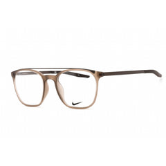Nike Unisex Eyeglasses - Matte Baroque Brown Plastic Rectangular Frame | Nike 7281 206