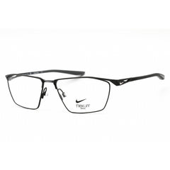 Nike Unisex Eyeglasses - Matte Black Rectangular Frame Clear Lens | Nike 4312 009