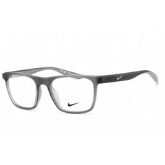 Nike Unisex Eyeglasses - Matte Dark Grey Rectangular Plastic Frame | NIKE 7039 034
