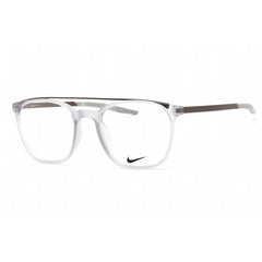 Nike Unisex Eyeglasses - Matte Wolf Grey Plastic Rectangular Frame | Nike 7281 032