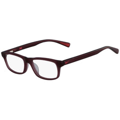 Nike Unisex Eyeglasses - Port Wine Rectangular Full-Rim Frame, 46 mm | NIKE 5014 651