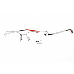 Nike Unisex Eyeglasses - Rectangular Shape Gunmetal/Black Metal Frame | NIKE 4306 073