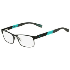 Nike Unisex Eyeglasses - Stn Black-Hyper Jade Rectangular Frame | NIKE 5574 18
