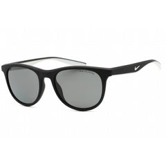 Nike Unisex Sunglasses - Full Rim Matte Black Plastic Round | NIKE WAVE P DQ0838 011