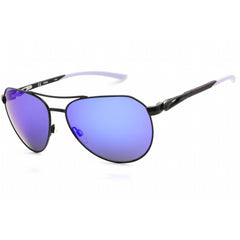 Nike Unisex Sunglasses - Satin Black Metal Aviator Frame | NIKE CLUB NINE DQ0799 012