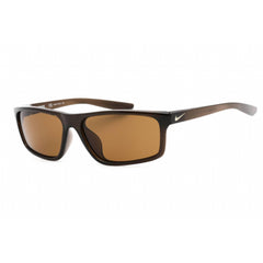 Nike Unisex Sunglasses - Velvet Brown/Light Bone Rectangular Shape Frame | CW4656 220
