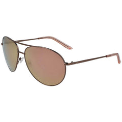 Nike Unisex Sunglasses - Walnut/Washed Coral Metal Frame | NIKE CHANCE M EV1218 266