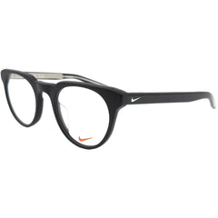 Nike Women's Eyeglasses - Black Plastic Full Rim Round Frame Demo Lens | NIKE KD 28 1