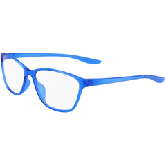 Nike Women's Eyeglasses - Pacific Blue Square Full-Rim Plastic Frame | NIKE 7028 423