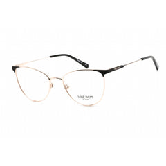 Nine West Women's Eyeglasses - Clear Lens Black Metal Cat Eye Shape Frame | NW1095 001