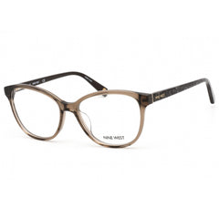 Nine West Women's Eyeglasses - Clear Lens Crystal Taupe Cat Eye Frame | NW5181 250