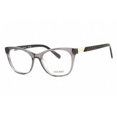 Nine West Women's Eyeglasses - Full Rim Crystal Grey Plastic Cat Eye | NW5204 014