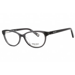 Nine West Women's Eyeglasses - Full Rim Crystal Grey Plastic Oval Frame | NW5183 014