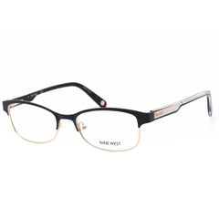 Nine West Women's Eyeglasses - Navy Rectangular Frame Clear Demo Lenses | NW1094 415