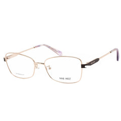 Nine West Women's Eyeglasses - Rose Gold Rectangular Full Rim Frame | NW1102X 770