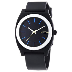 Nixon A1191529 Men's Time Teller P Black Dial Black Polyurethane Strap Watch