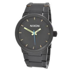 Nixon A160019 Men's Cannon Black and Brown Dial Bracelet Watch