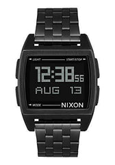 Nixon Men's Bracelet Watch - Base Chronograph Digital Dial Black Steel | A1107001