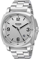 Nixon Men's Bracelet Watch - Charger Japanese Quartz Silver Dial Silver | A1072130