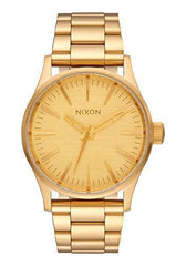 Nixon Men's Bracelet Watch - Sentry 38 SS Yellow Gold Stainless Steel | A450502