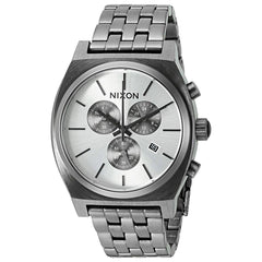 Nixon Men's Bracelet Watch - Time Teller Chrono Gunmetal Steel | A972632