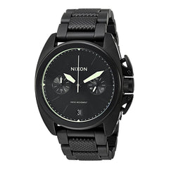 Nixon Men's Chronograph Watch - Anthem Black Bracelet | A922897